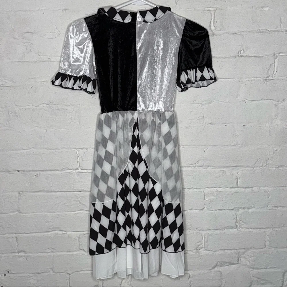 Girl’s Harlequin Costume Dress L
